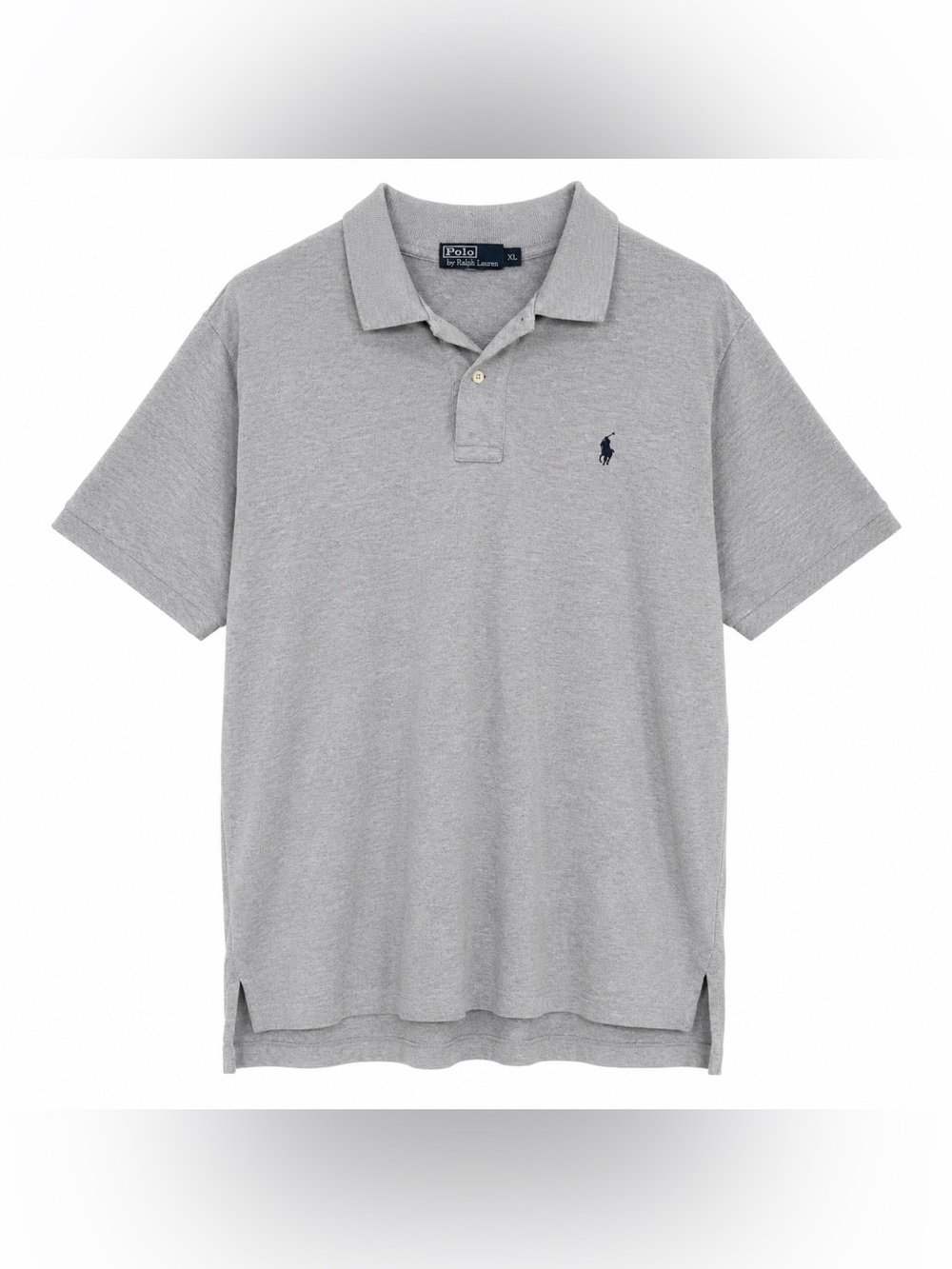 Polo Ralph Lauren Polo Shirt XL Gray Short Sleeve Cotton Classic Fit